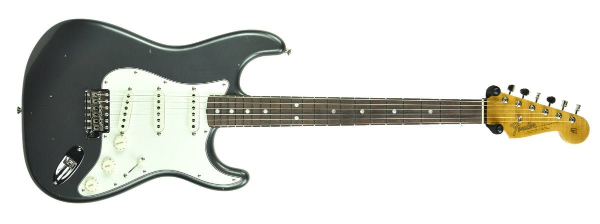 Fender Custom Shop 65 Stratocaster Journeyman Relic in Charcoal Frost Metallic CZ544964