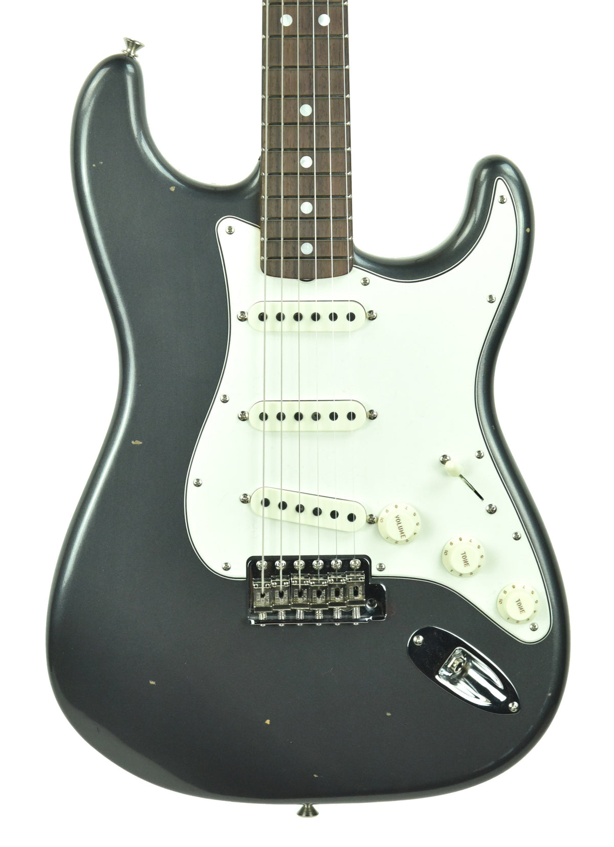 Fender Custom Shop 65 Stratocaster Journeyman Relic in Charcoal Frost Metallic CZ544964
