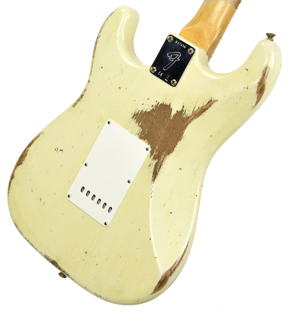 Fender Custom Shop '69 Stratocaster Heavy Relic Aged Vintage White R97656