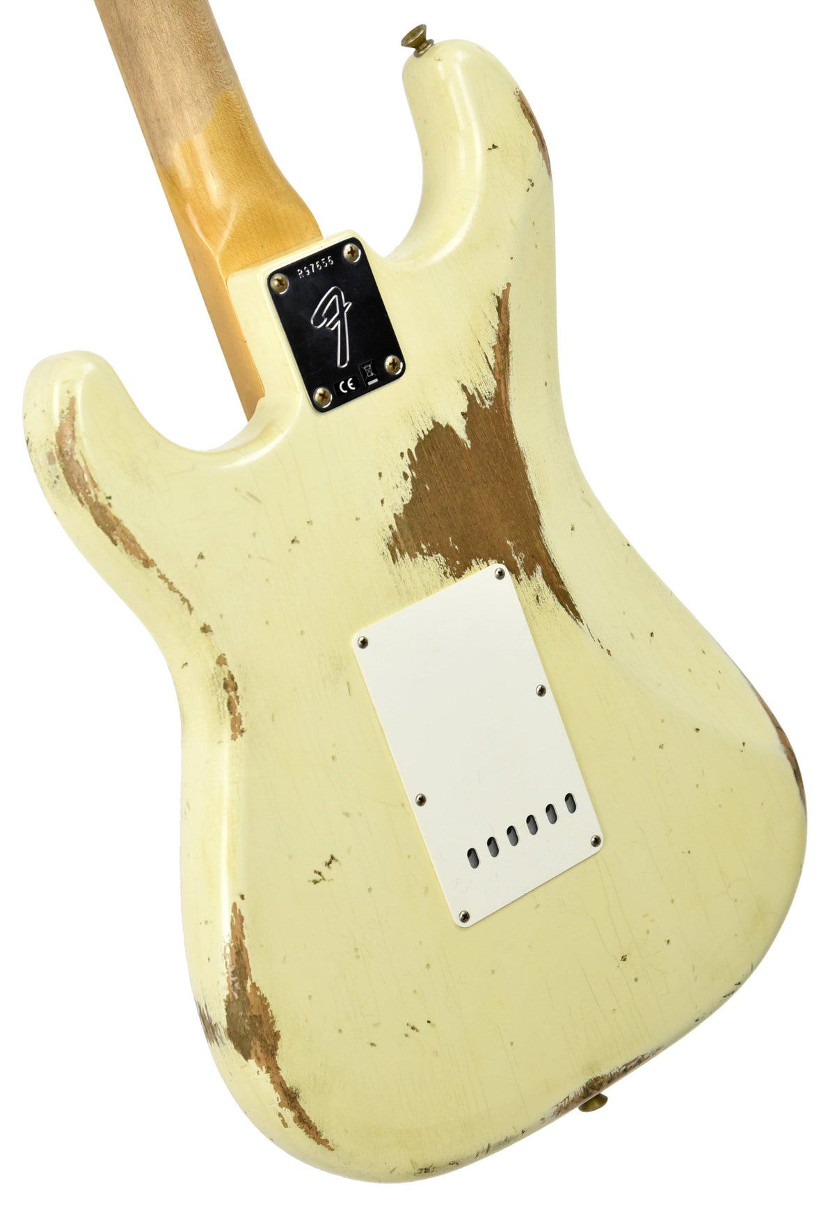 Fender Custom Shop '69 Stratocaster Heavy Relic Aged Vintage White R97656