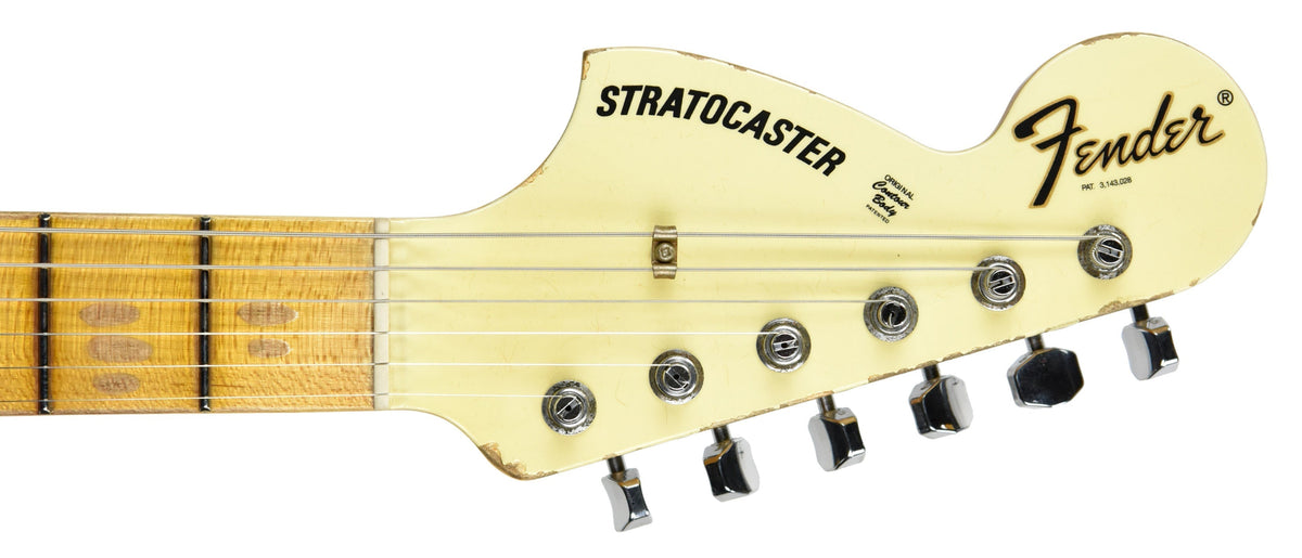 Fender Custom Shop '69 Stratocaster Heavy Relic Aged Vintage White R97656
