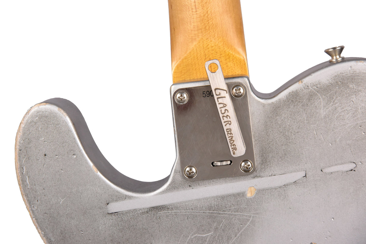 Fender Custom Shop Masterbuilt Brent Mason Telecaster by Kyle McMillan in Flat Silver Satin 5903