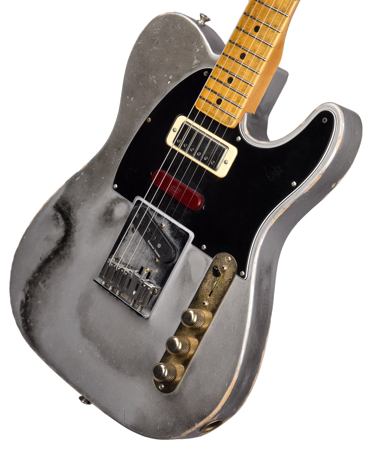 Fender Custom Shop Masterbuilt Brent Mason Telecaster by Kyle McMillan in Flat Silver Satin 5903