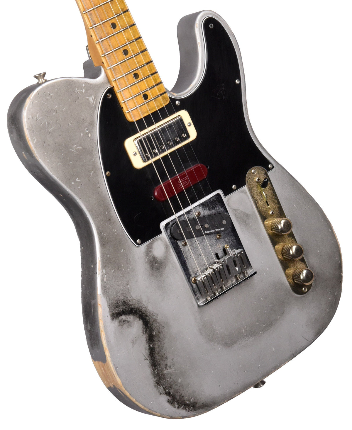 Fender Custom Shop Masterbuilt Brent Mason Telecaster by Kyle McMillan in Flat Silver Satin 5903