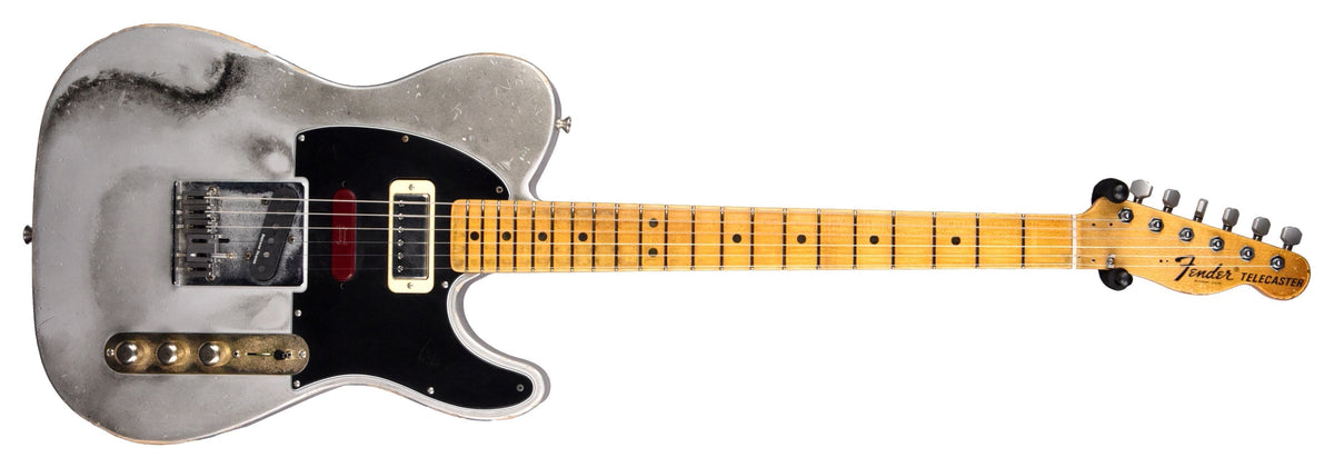 Fender Custom Shop Masterbuilt Brent Mason Telecaster by Kyle McMillan in Flat Silver Satin 5903