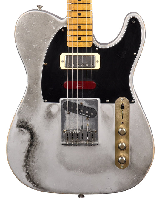 Fender Custom Shop Masterbuilt Brent Mason Telecaster by Kyle McMillan in Flat Silver Satin 5903