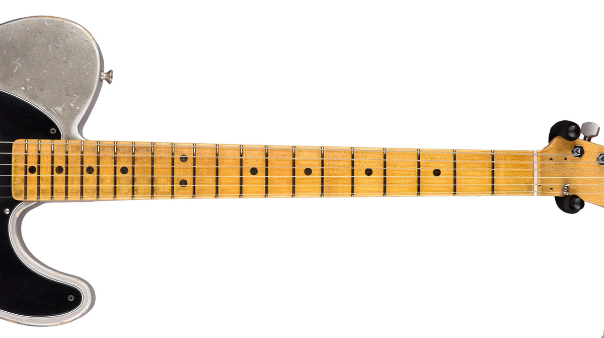 Fender Custom Shop Masterbuilt Brent Mason Telecaster by Kyle McMillan in Flat Silver Satin 5903