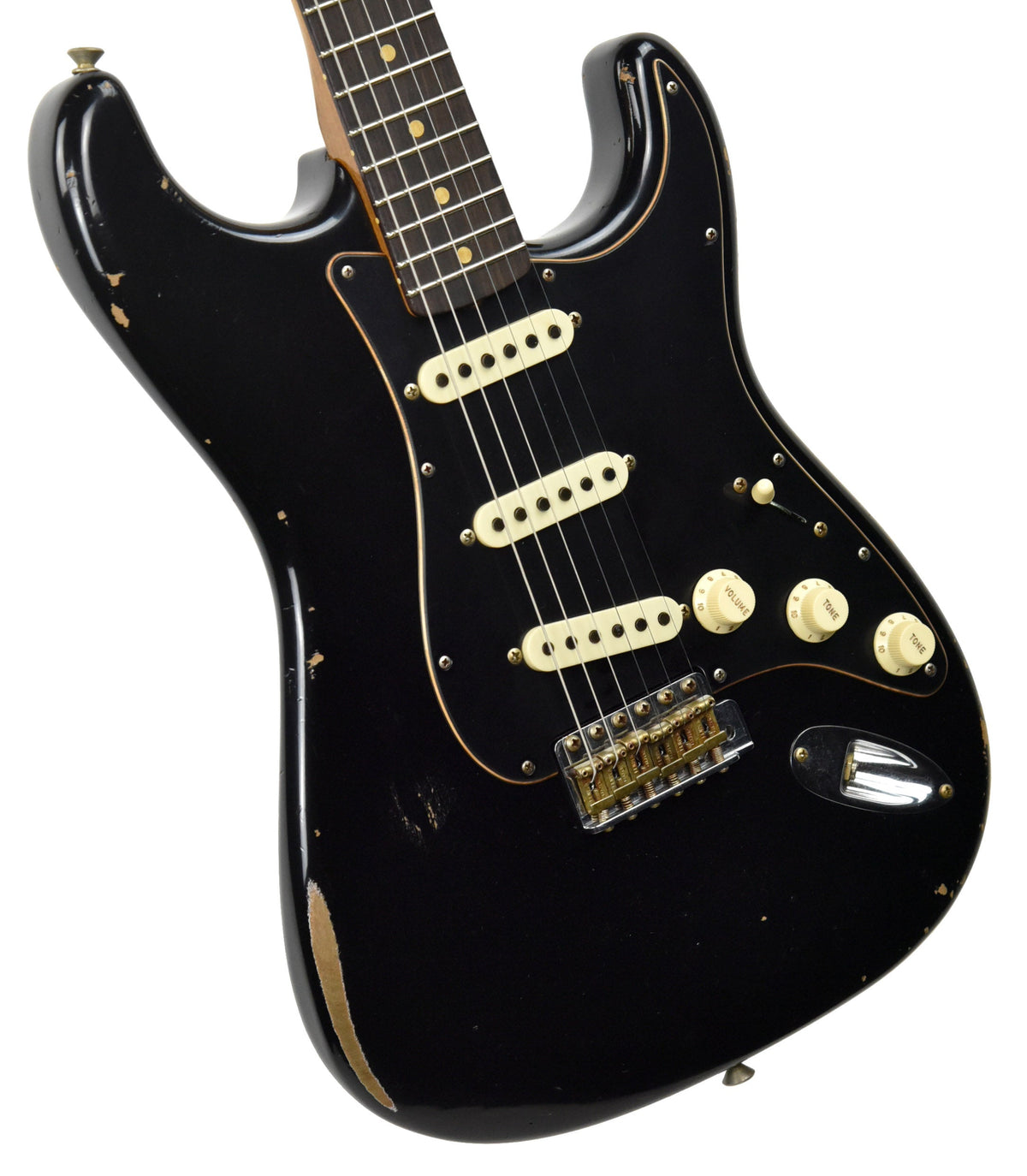 Fender Custom Shop Limited Edition Roasted Poblano Stratocaster Relic in Black CZ548461
