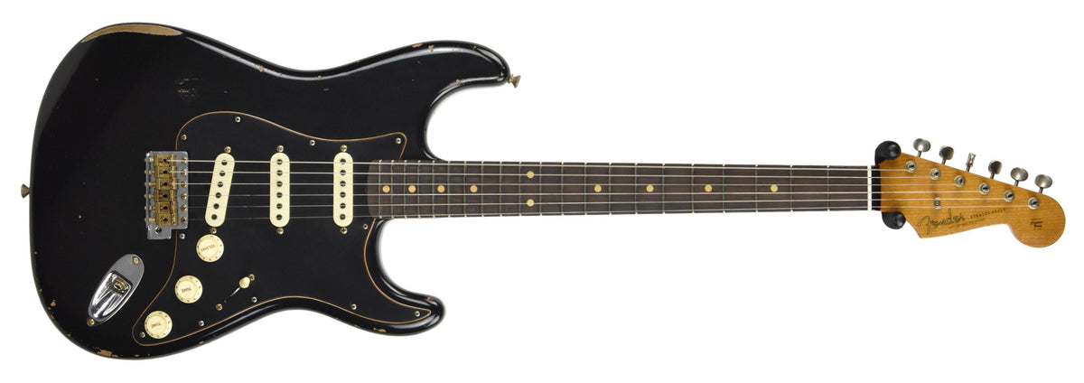 Fender Custom Shop Limited Edition Roasted Poblano Stratocaster Relic in Black CZ548461