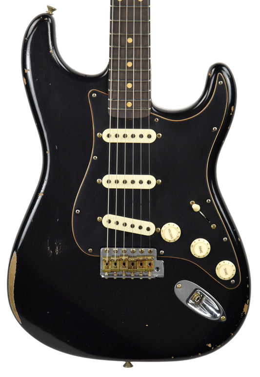 Fender Custom Shop Limited Edition Roasted Poblano Stratocaster Relic in Black CZ548461