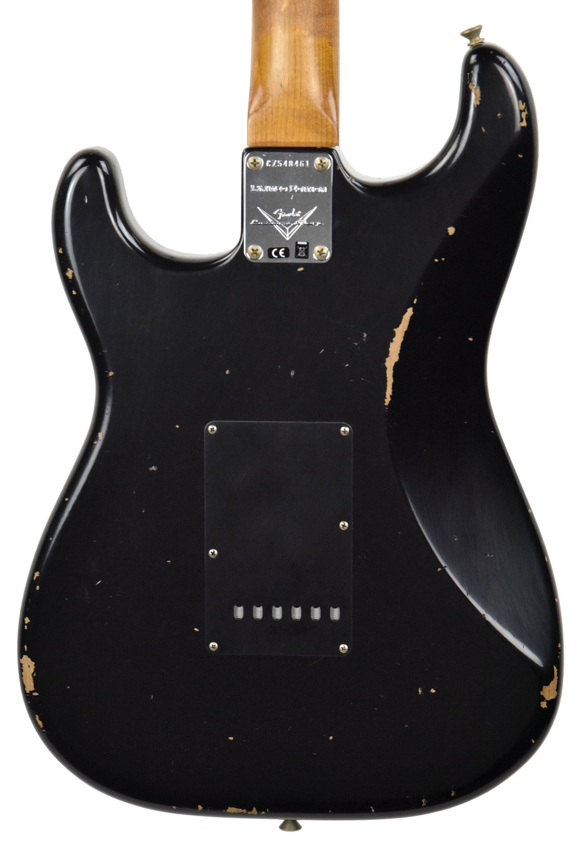 Fender Custom Shop Limited Edition Roasted Poblano Stratocaster Relic in Black CZ548461