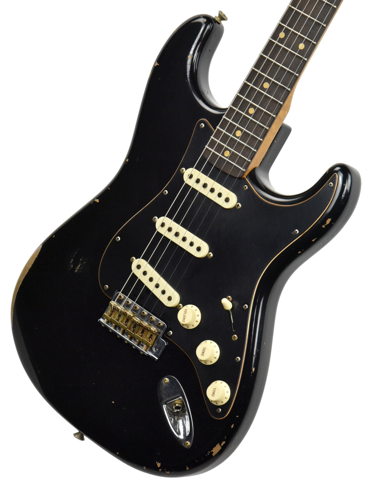 Fender Custom Shop Limited Edition Roasted Poblano Stratocaster Relic in Black CZ548461
