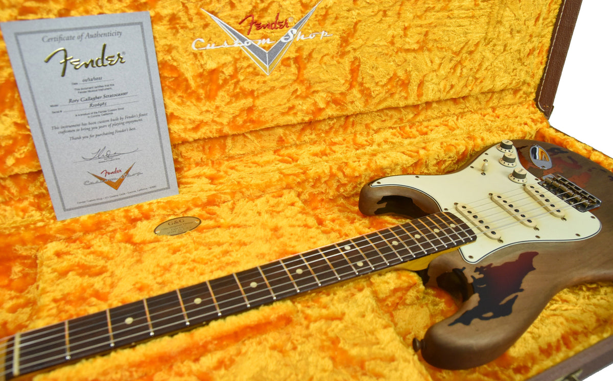 Fender Custom Shop Rory Gallagher Stratocaster in Three Tone Sunburst R106965