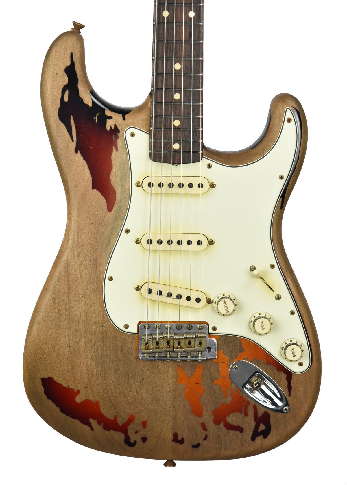 Fender Custom Shop Rory Gallagher Stratocaster in Three Tone Sunburst R106965