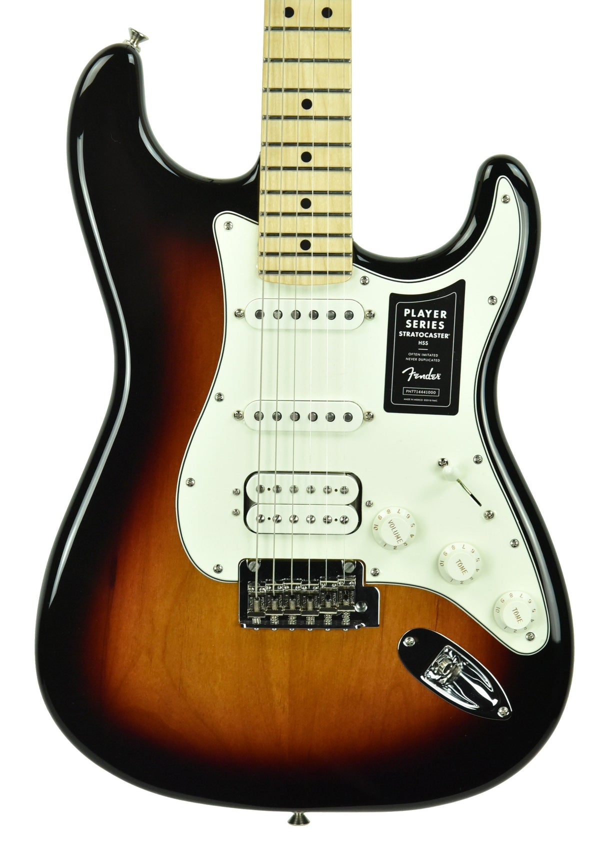 Fender Player Stratocaster HSS in 3 Color Sunburst MX20004893