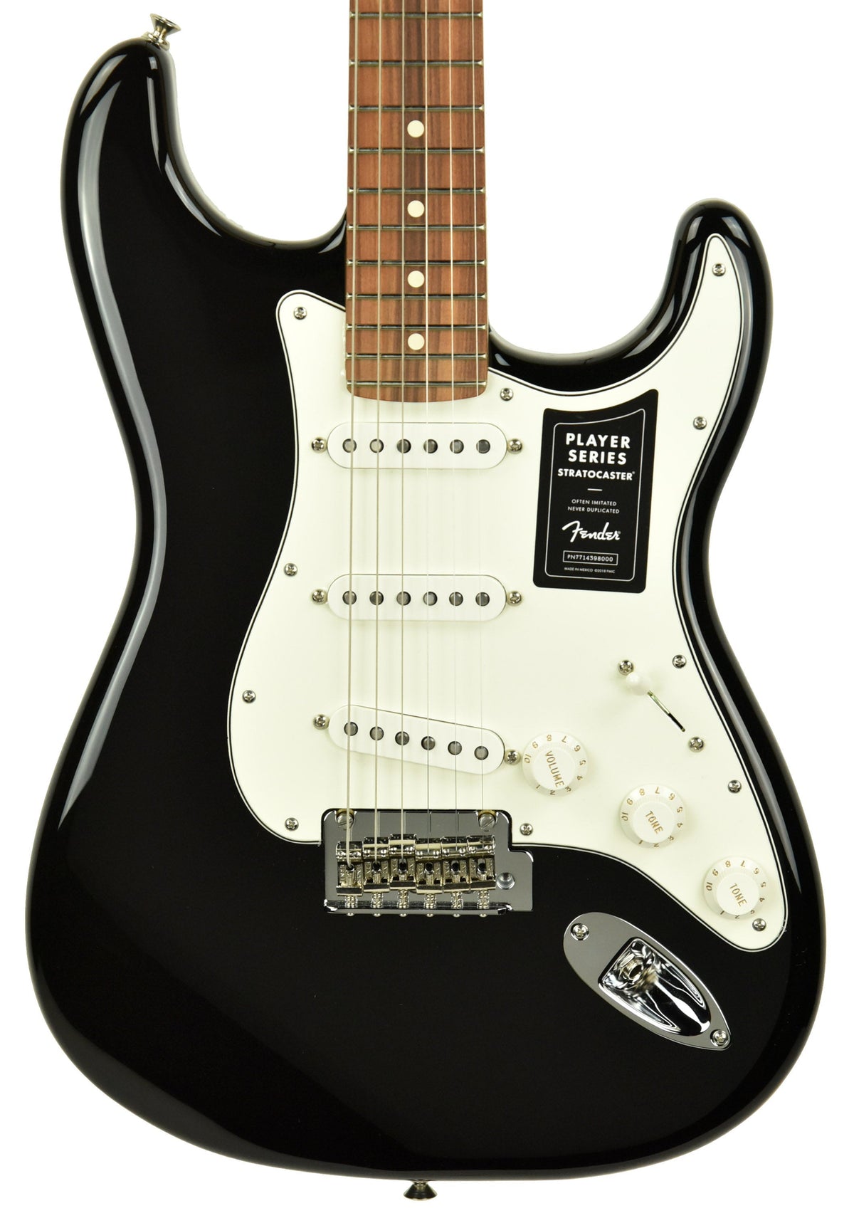 Fender Player Stratocaster Pau Ferro Fingerboard in Black MX20124978