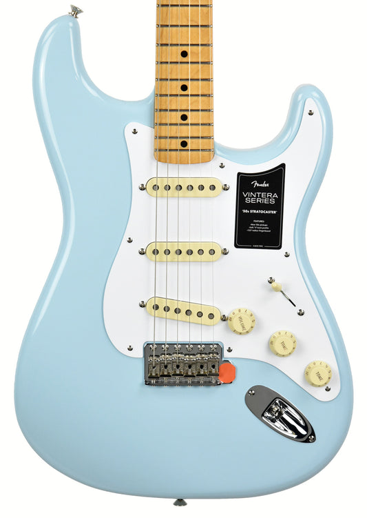 Fender Vintera 50s Stratocaster Electric Guitar in Sonic Blue MX20140740