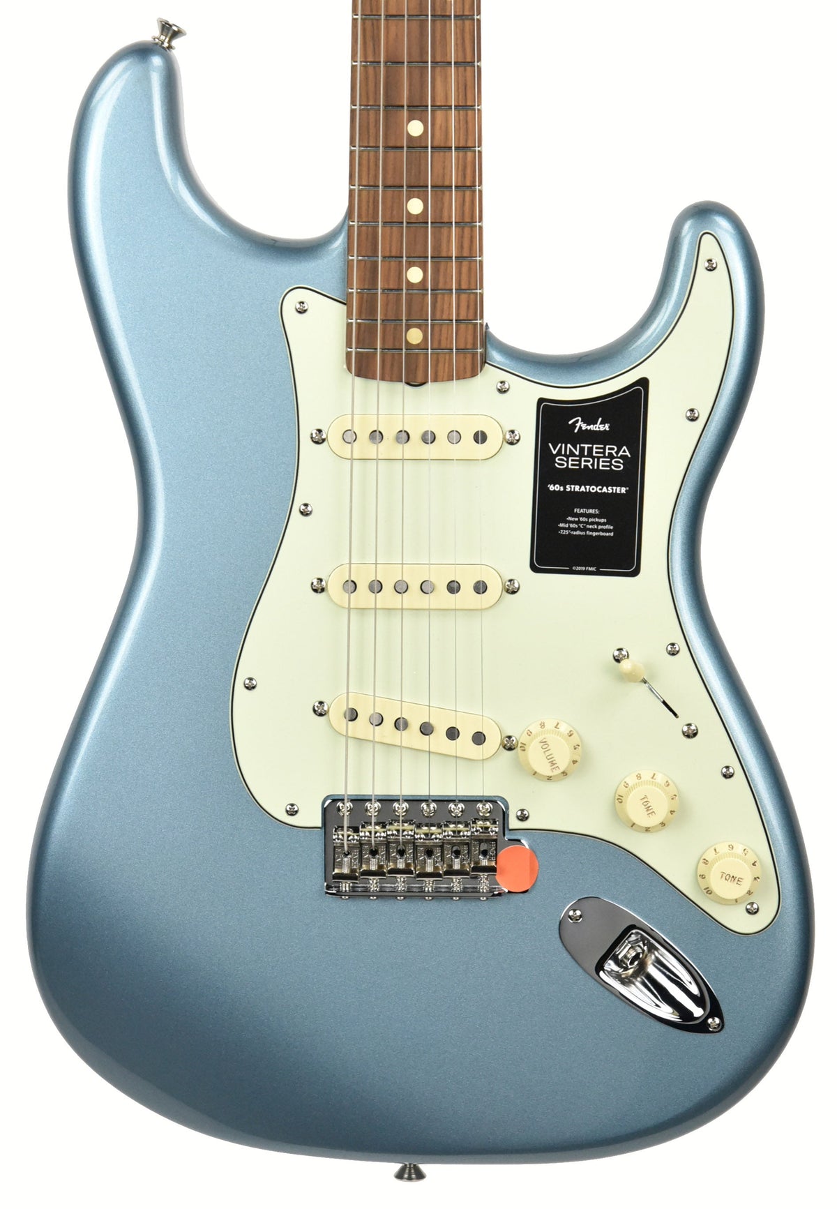 Fender Vintera 60s Stratocaster Electric Guitar in Ice Blue Metallic MX20151069