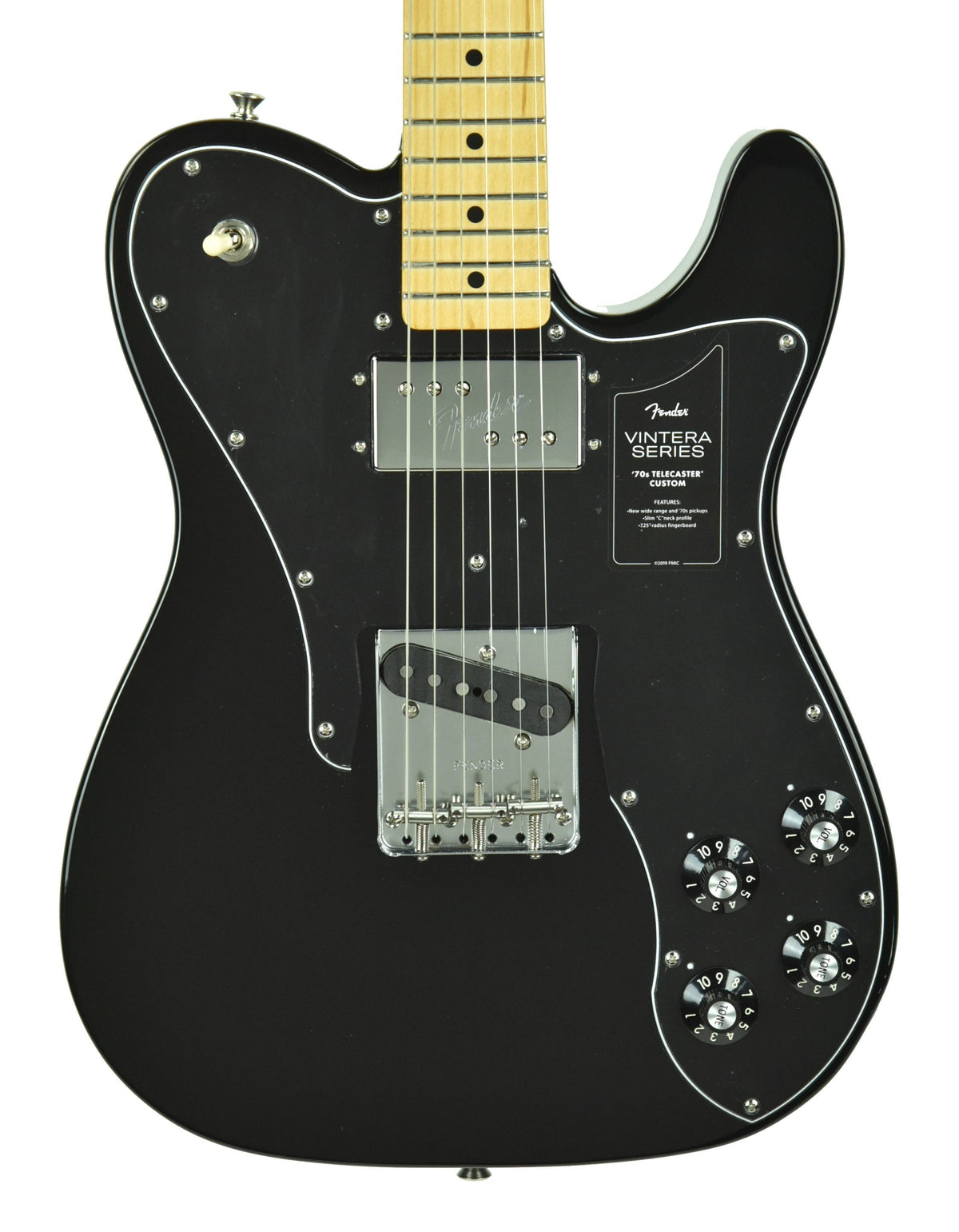 Fender Vintera '70s Telecaster Custom in Black MX20057698