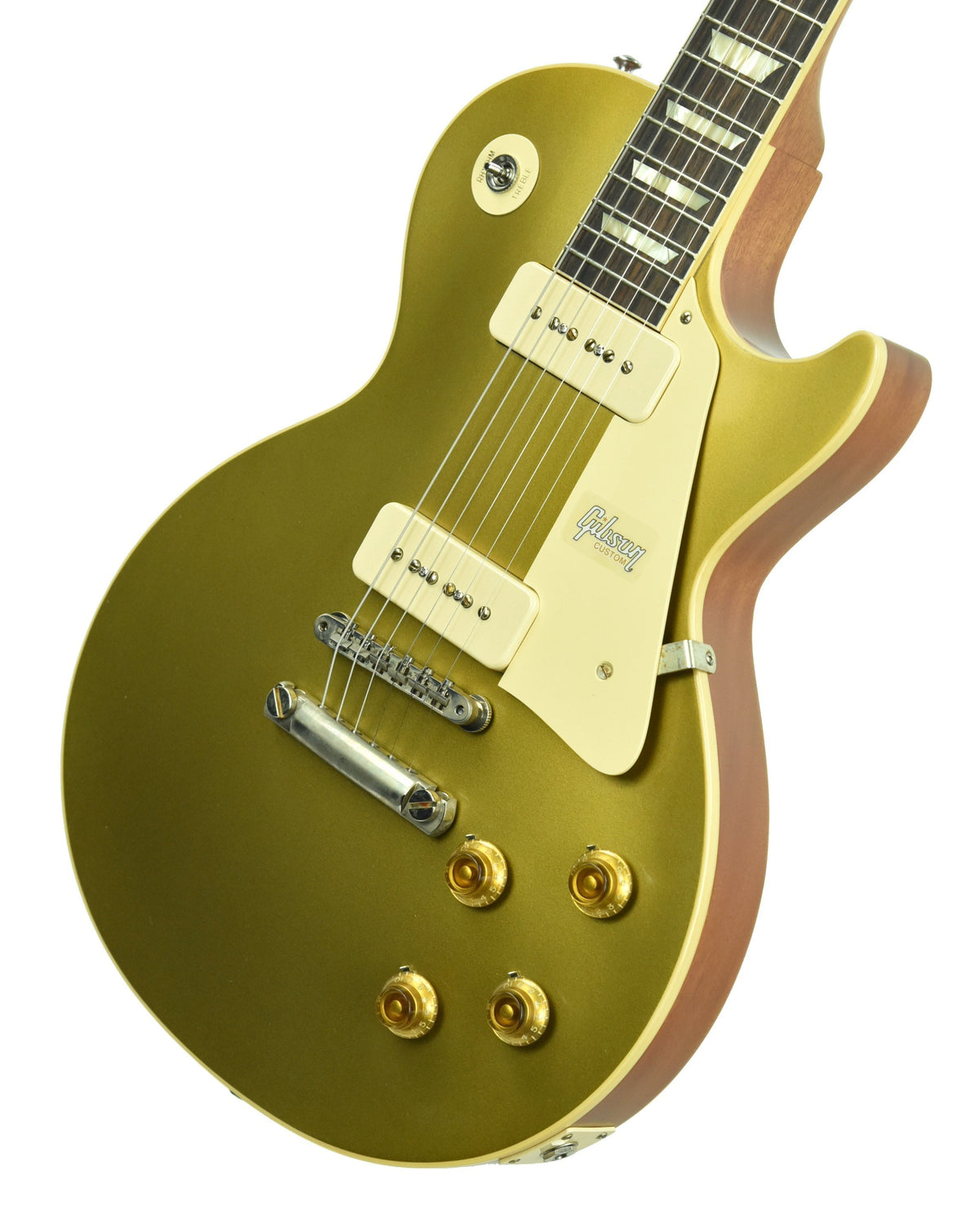 Gibson Custom 1956 Les Paul Gold Top Reissue VOS in Double Gold 69216