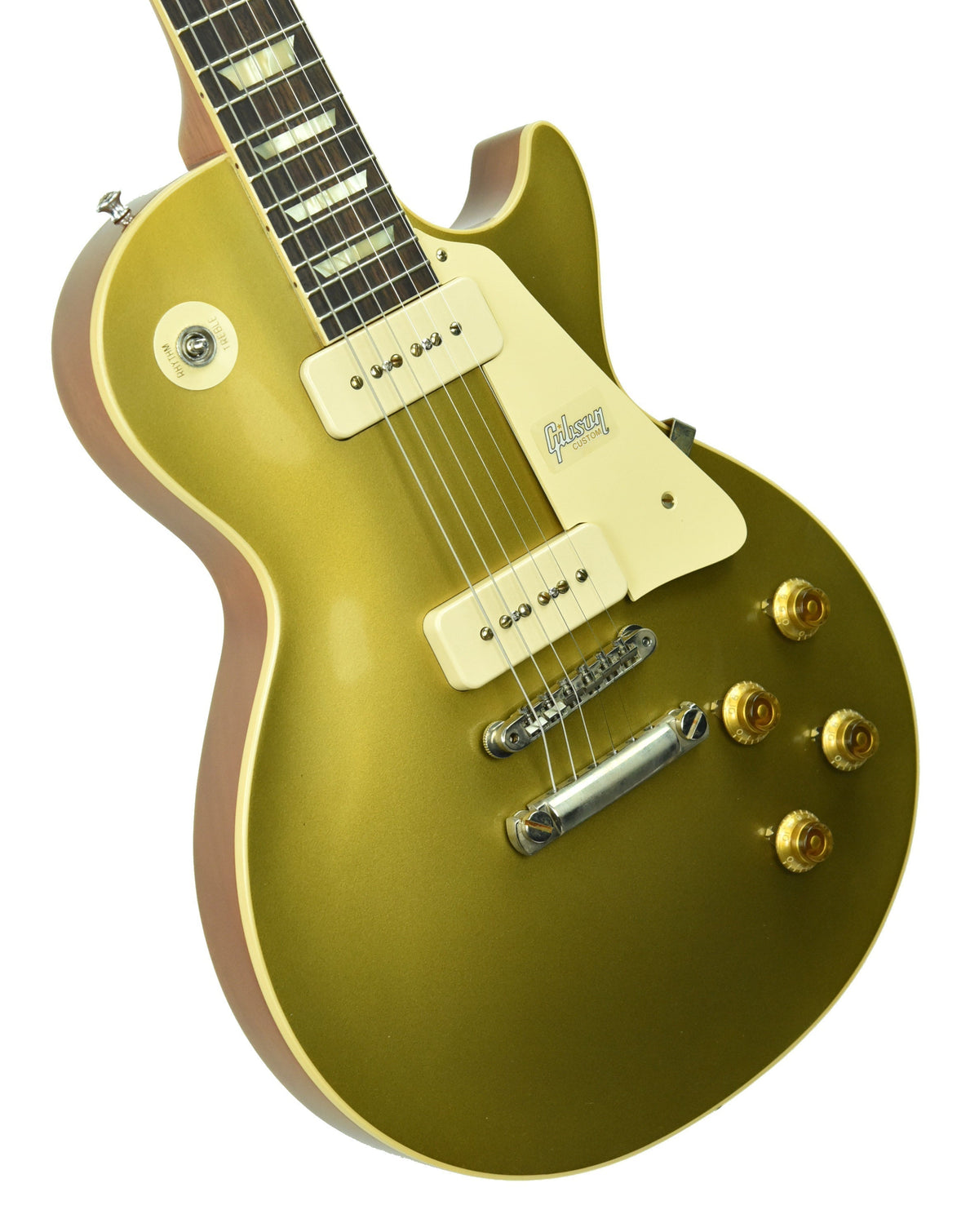 Gibson Custom 1956 Les Paul Gold Top Reissue VOS in Double Gold 69216