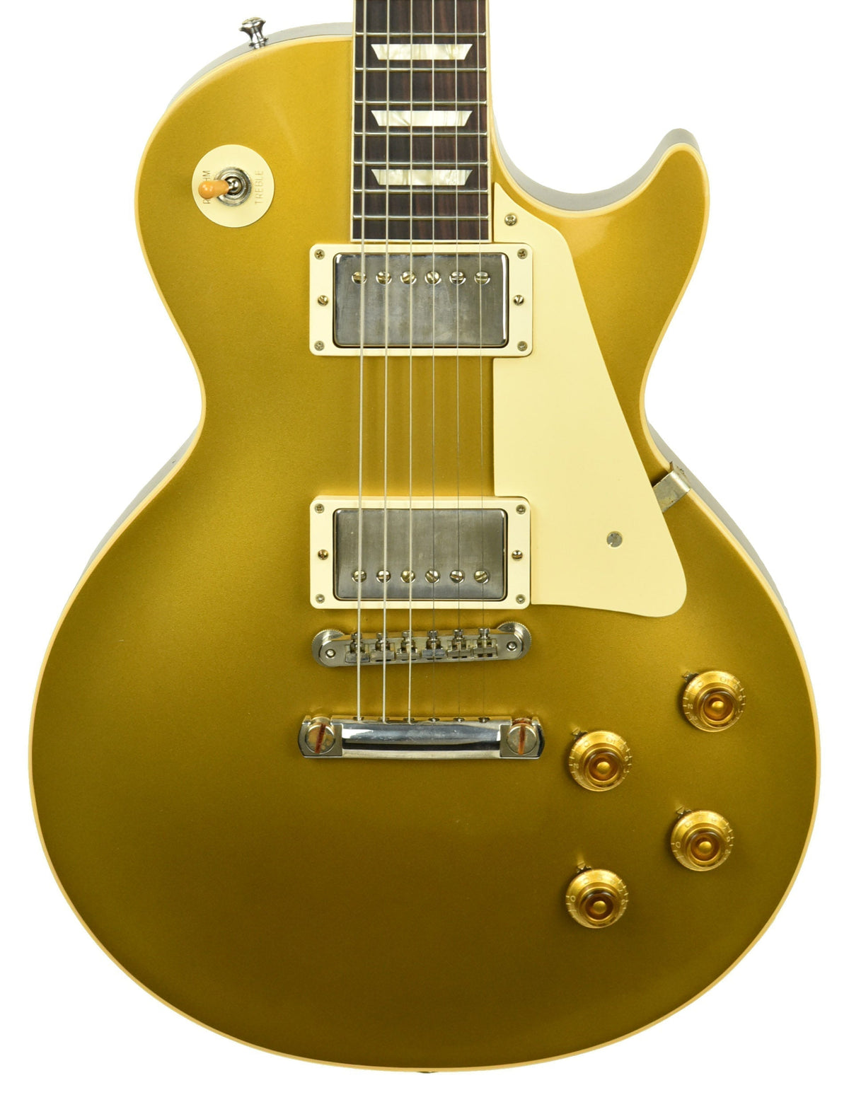 Gibson Custom 1957 Les Paul Gold Top Dark Back in Double Gold 70684