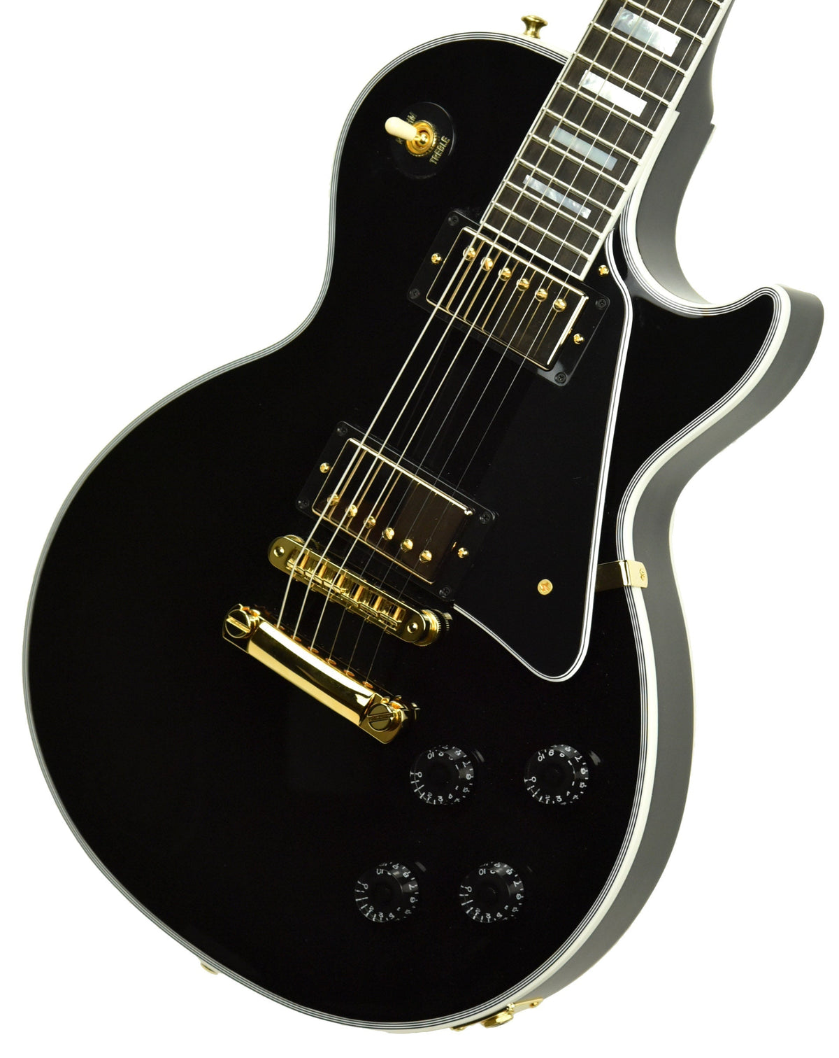 Gibson Custom Les Paul Custom with Ebony Fingerboard in Ebony CS000606