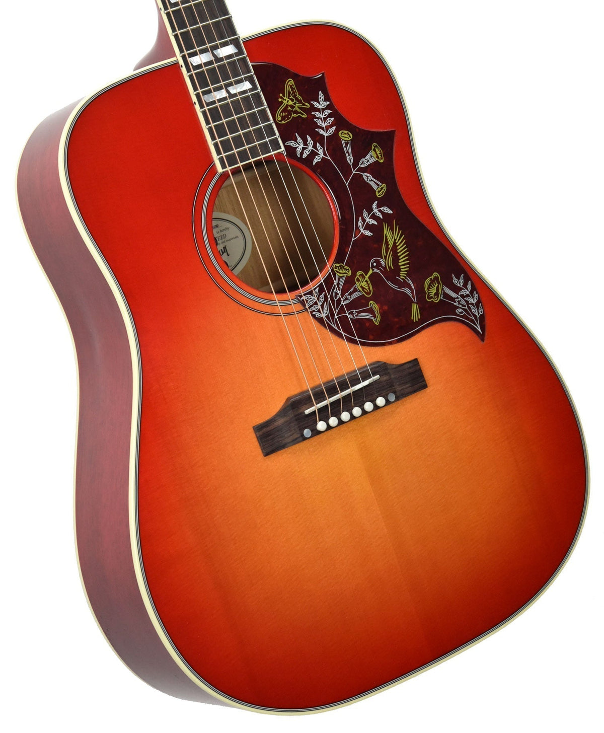 Gibson Montana Hummingbird Acoustic Guitar in Vintage Cherry Sunburst 11439076