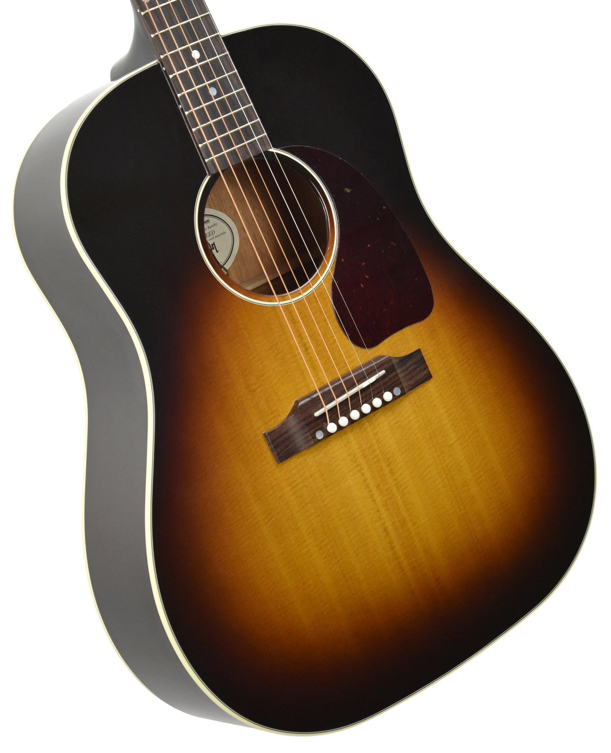 Gibson J-45 Standard Acoustic Electric Guitar in Vintage Sunburst 22240025
