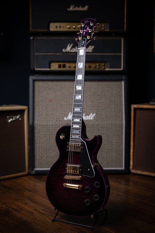 2016 Gibson Custom Shop Les Paul Electric Guitar - Purple Widow #405