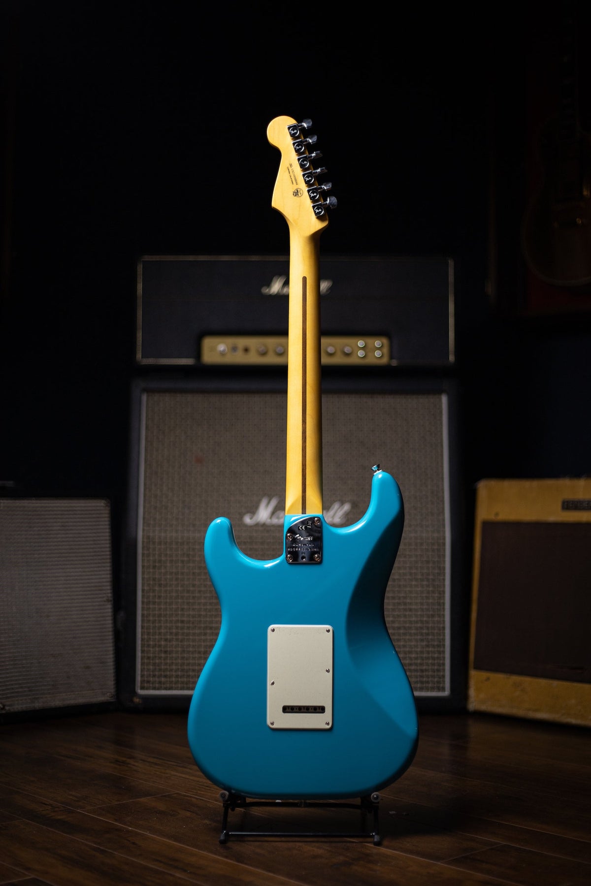 Fender American Professional II Stratocaster Maple Fretboard Electric Guitar - Miami Blue