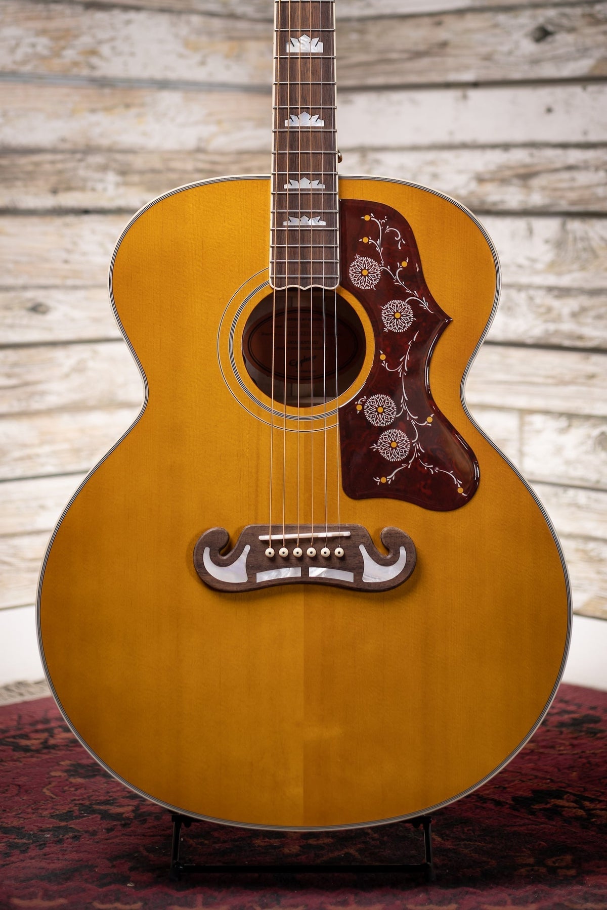 Epiphone J-200 Acoustic-Electric with Fishman Sonitone - Aged Natural Antique Gloss