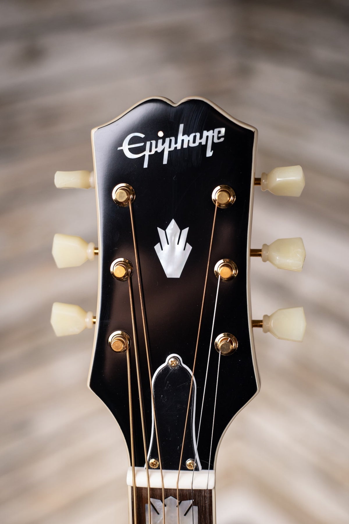 Epiphone J-200 Acoustic-Electric with Fishman Sonitone - Aged Natural Antique Gloss