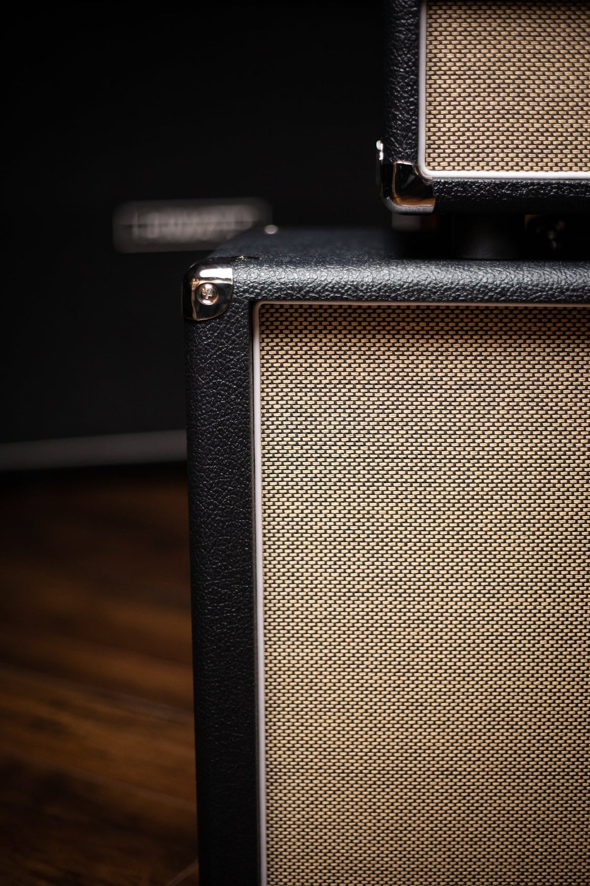 2022 Two-Rock Studio Signature 35 Watt Tube Head and 12-65B 1x12 Extension Cabinet - Black Levant, Black Chassis, Aged British Black and Tan Grill, Silver Knobs, White Piping