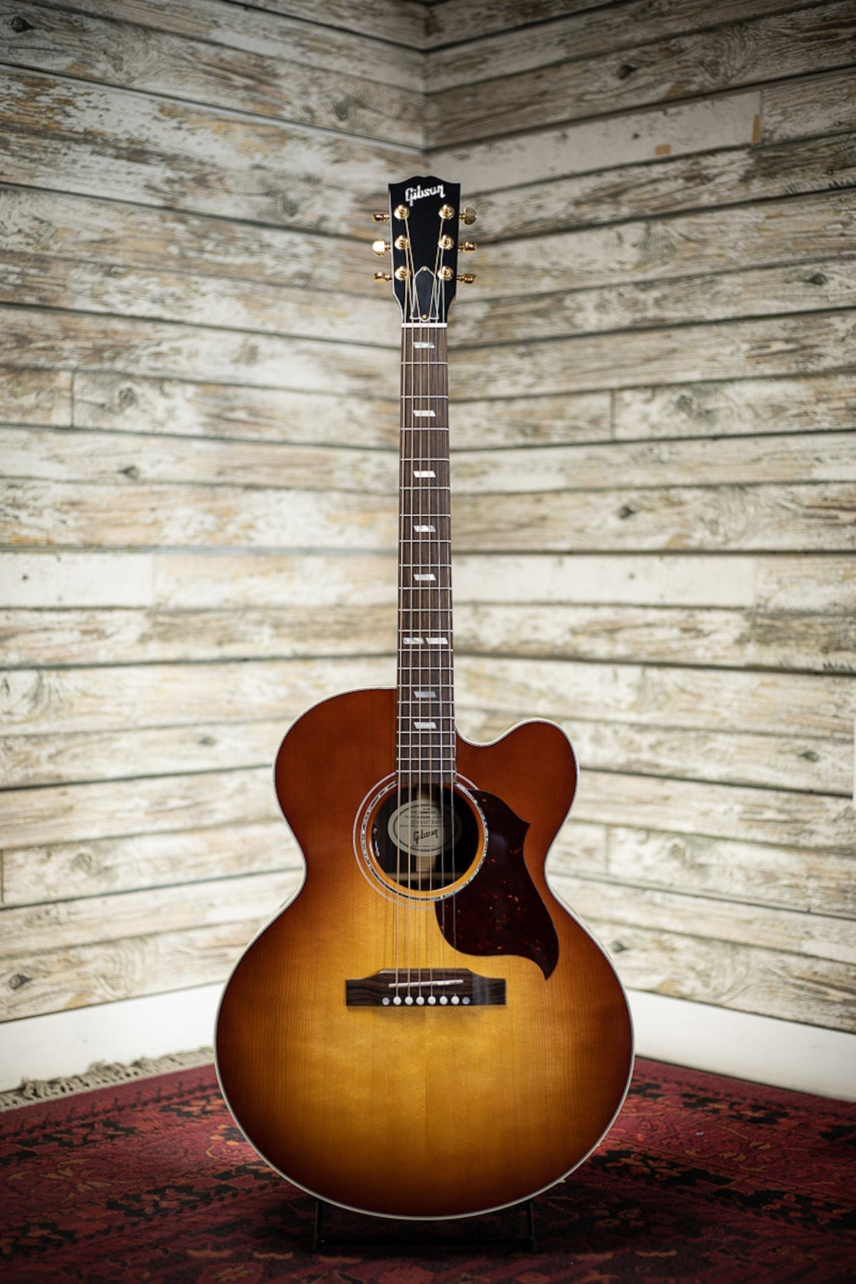 Gibson J-185 EC Modern Rosewood Acoustic-Electric Guitar - Rosewood Burst