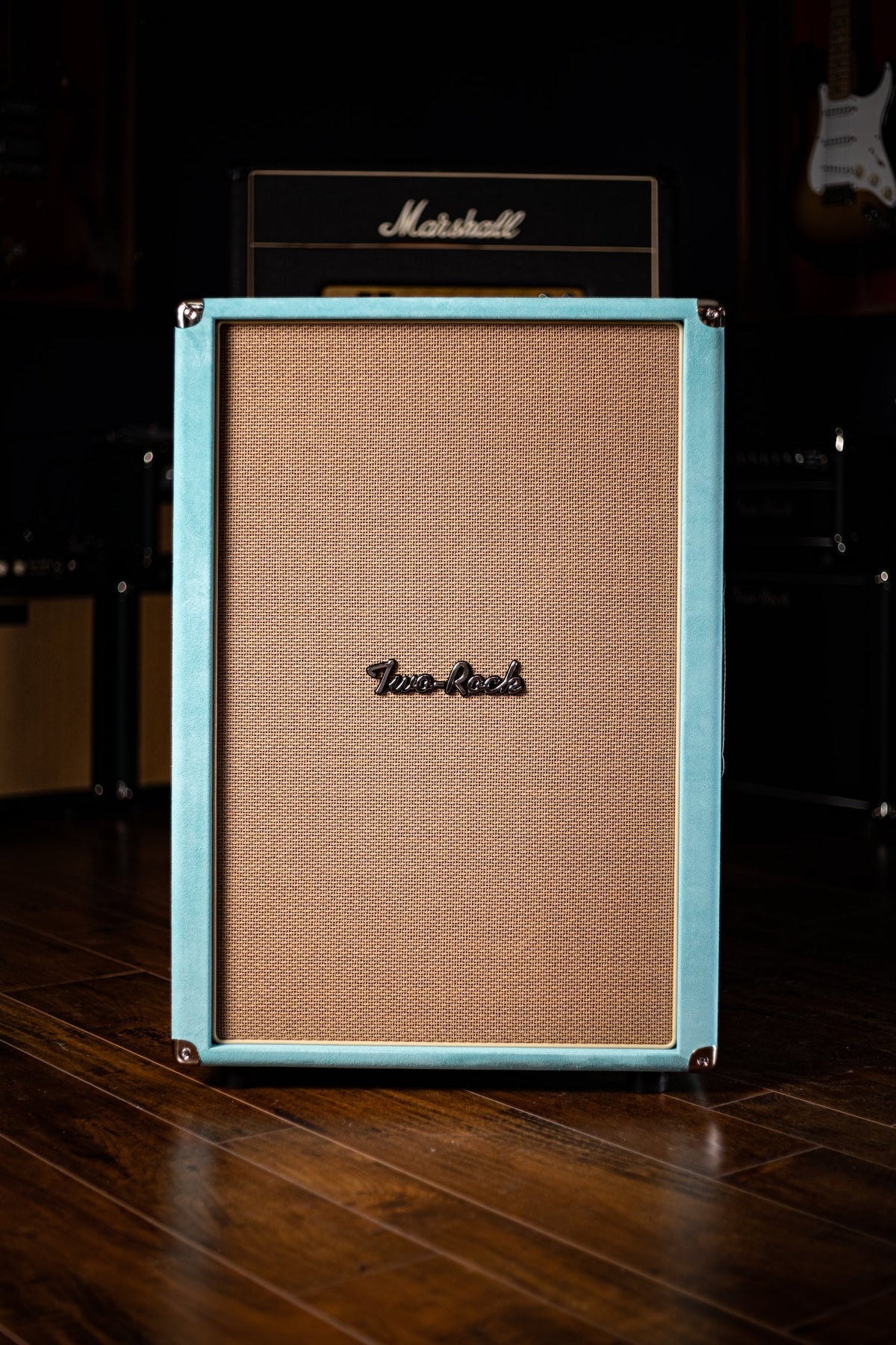 Pre-Order: Two-Rock 12-65B 2x12 Extension Cabinet - Mint Suede, Cane Grill