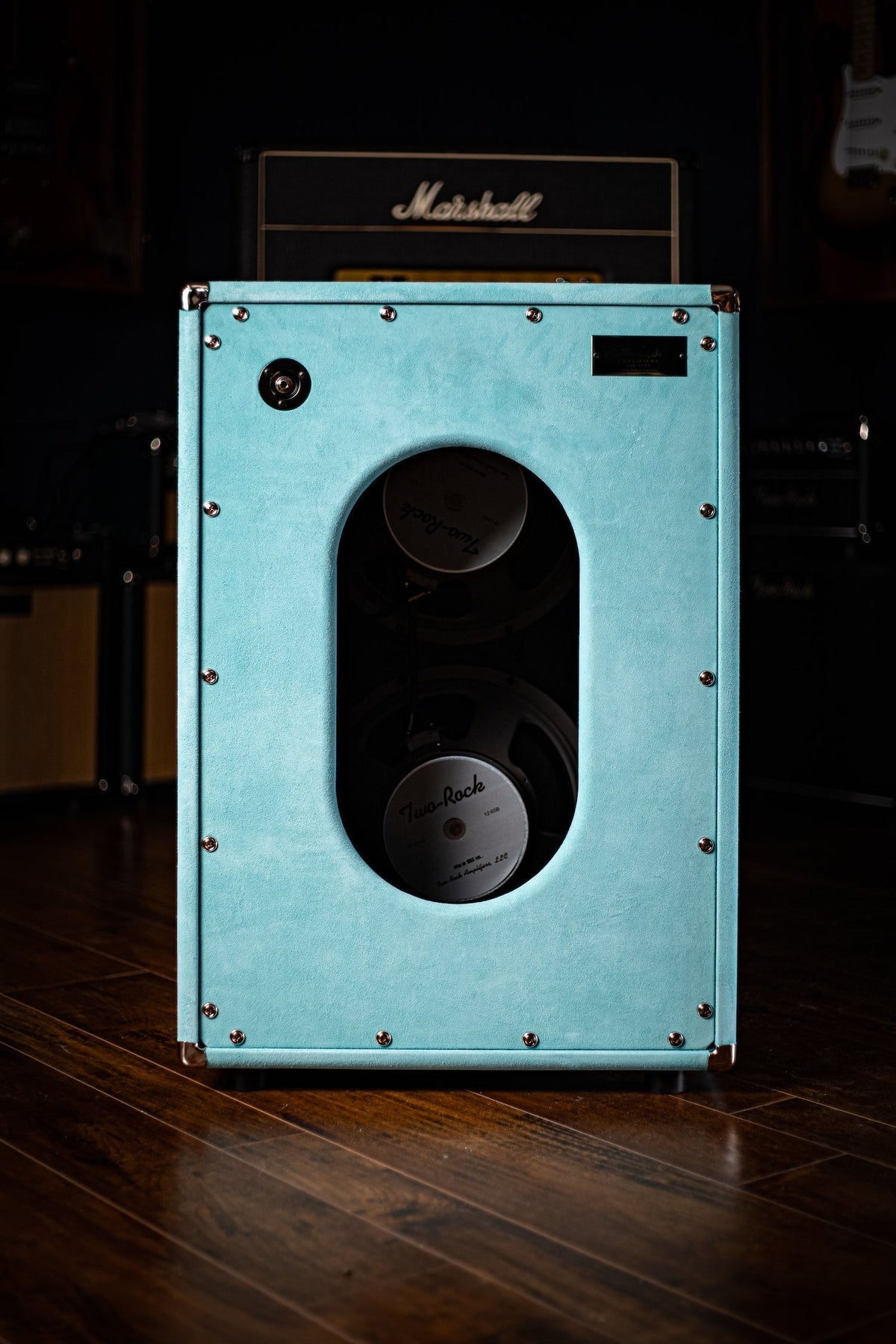 Pre-Order: Two-Rock 12-65B 2x12 Extension Cabinet - Mint Suede, Cane Grill