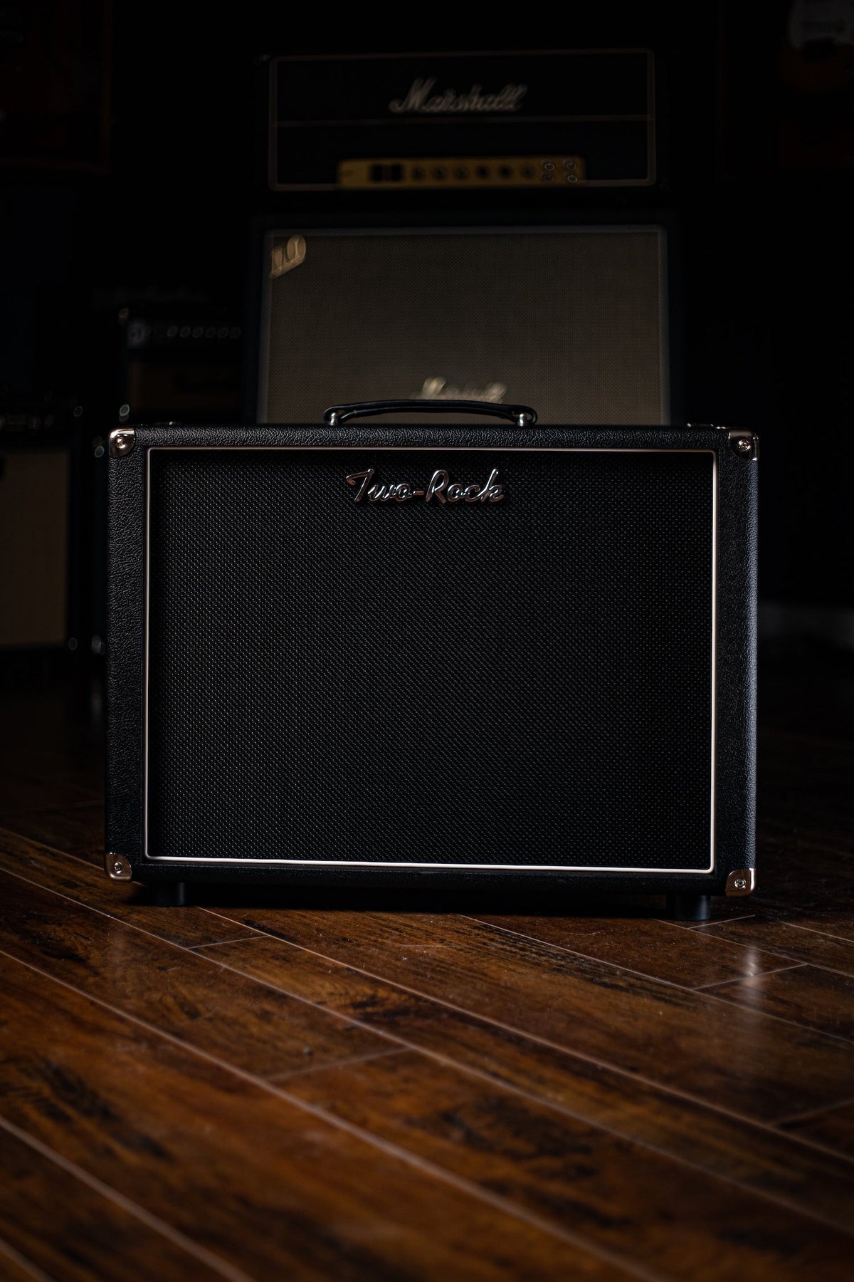 Pre-Order: Two-Rock 12-65B 1x12 Extension Cabinet Open Back - Black Bronco Tolex, Black Matrix Grill
