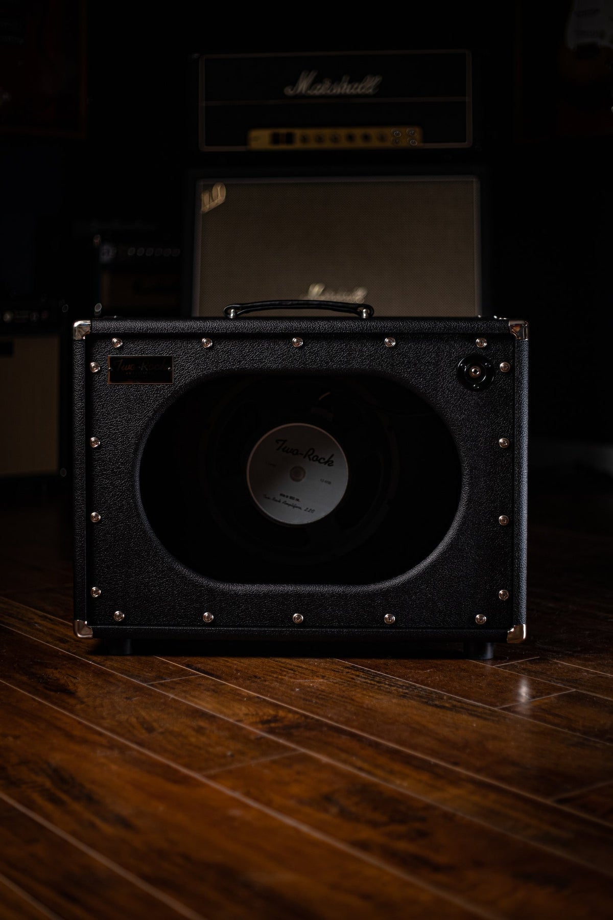 Pre-Order: Two-Rock 12-65B 1x12 Extension Cabinet Open Back - Black Bronco Tolex, Black Matrix Grill
