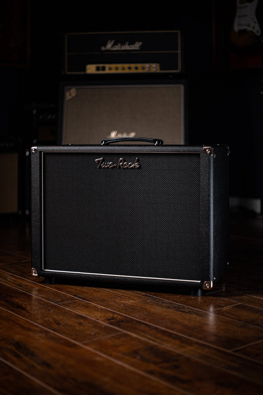 Pre-Order: Two-Rock 12-65B 1x12 Extension Cabinet Open Back - Black Bronco Tolex, Black Matrix Grill