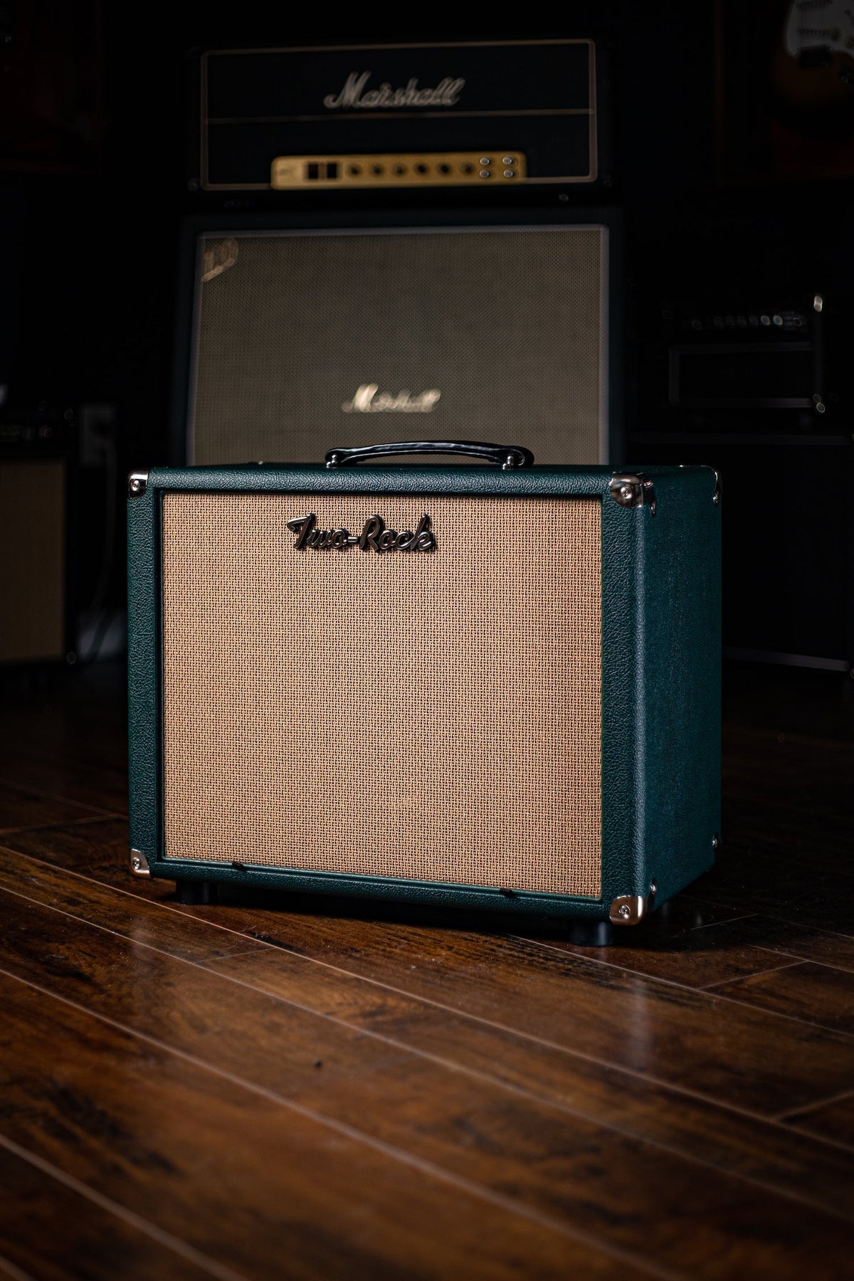 Pre-Order: Two-Rock 12-65B 1x12 Extension Cabinet British Racing Green Tolex, Cane Grill