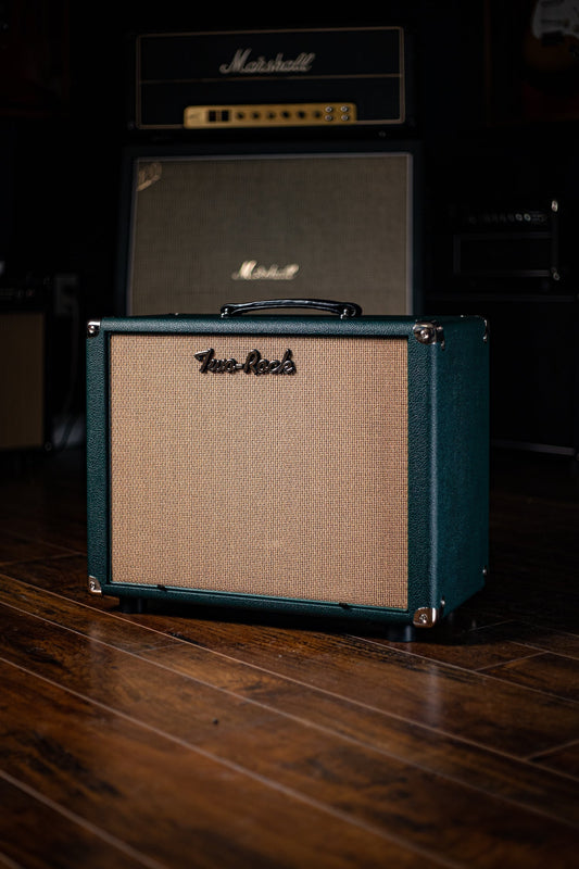 Pre-Order: Two-Rock 12-65B 1x12 Extension Cabinet British Racing Green Tolex, Cane Grill