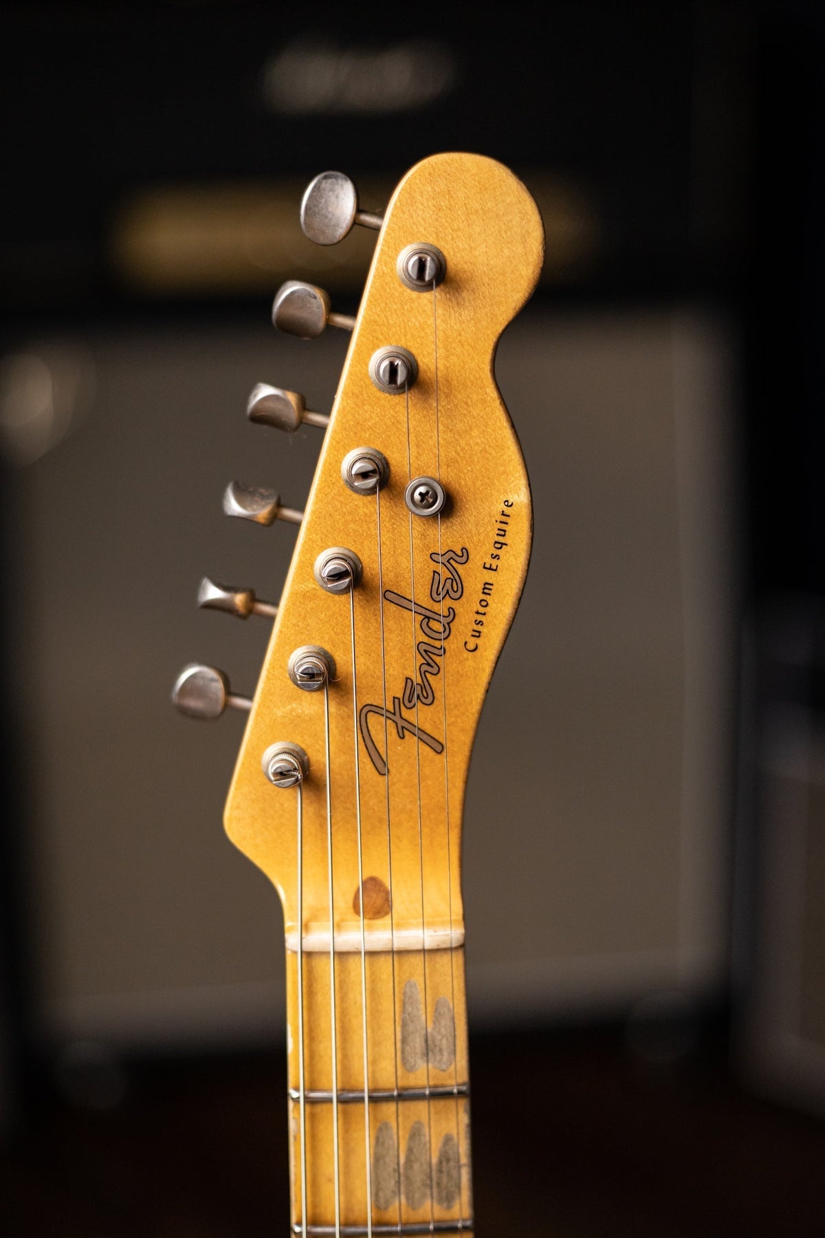 Fender Custom Shop LTD Double Esquire Thinline Custom Relic Aged Electric Guitar - Black Paisley