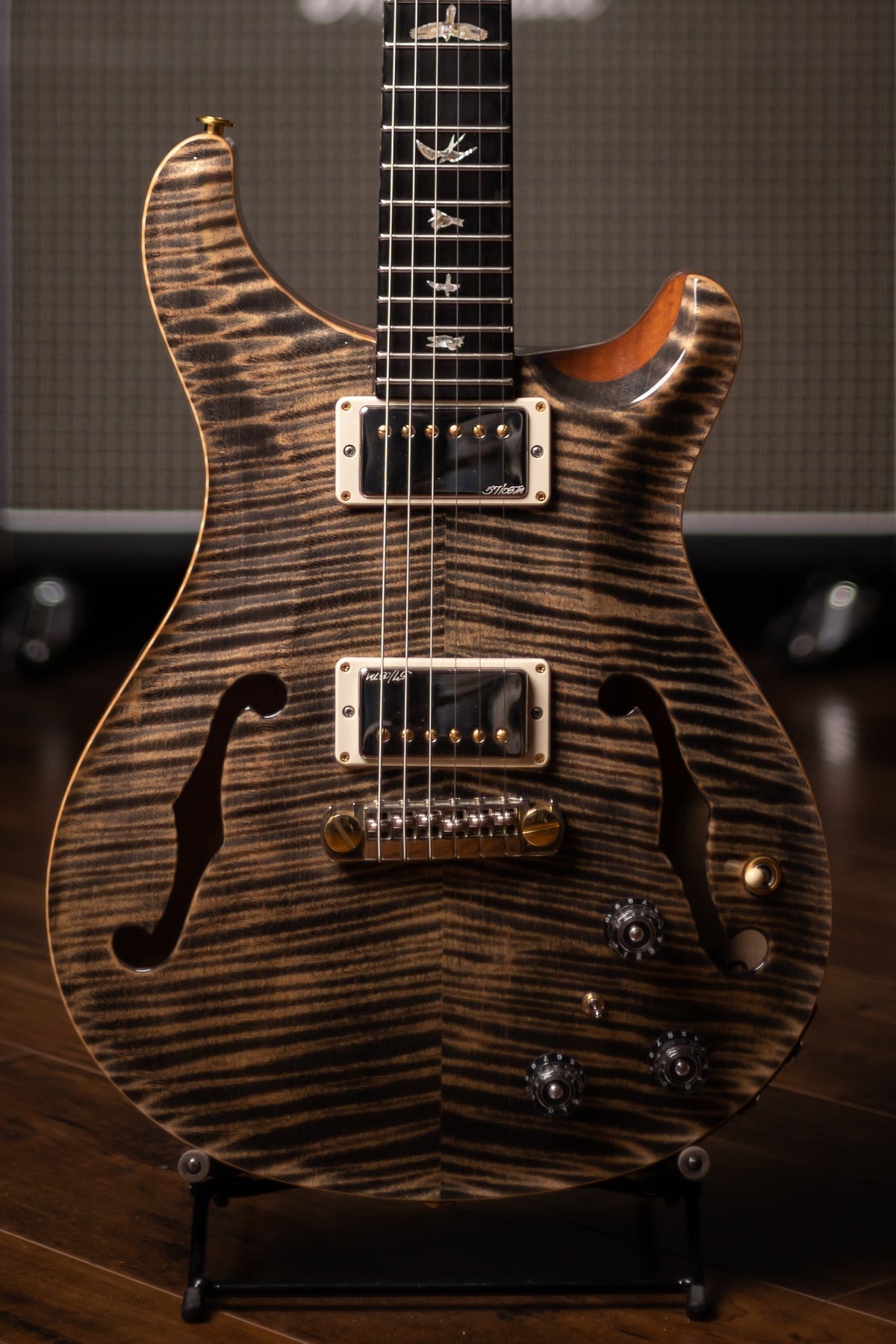 2014 PRS Hollowbody II Artist Package Electric Guitar - Charcoal