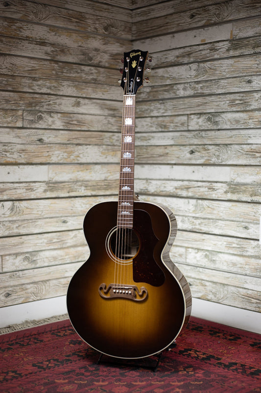 Gibson SJ-200 Studio Walnut Acoustic-Electric Guitar - Walnut Burst