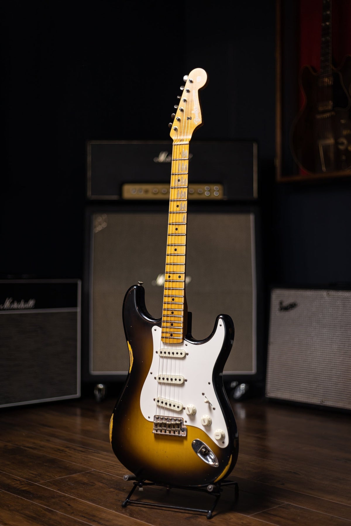 Fender Custom Shop Limited Edition '57 Stratocaster Relic Electric Guitar - Wide-Fade 2-Color Sunburst