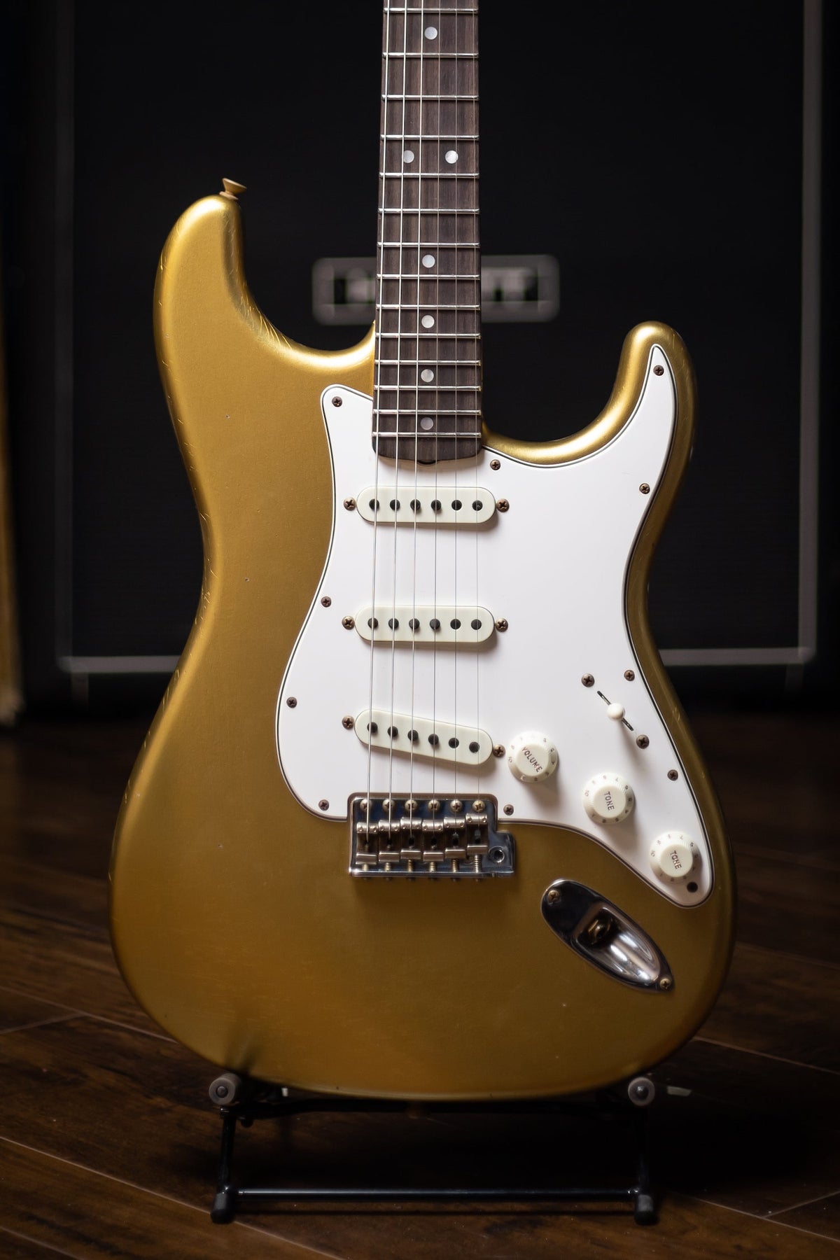 Fender Custom Shop '64 Stratocaster Journeyman Relic Electric Guitar - Aged Aztec Gold