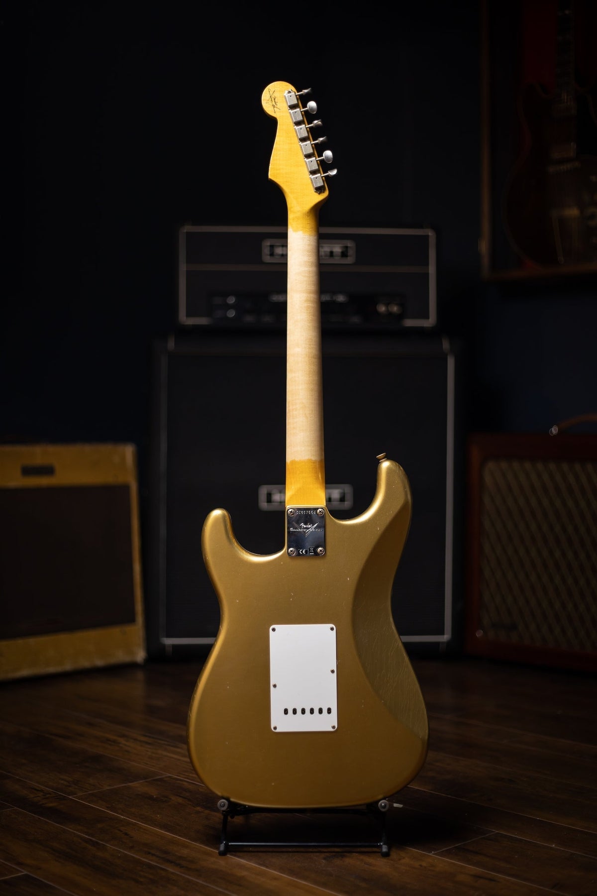 Fender Custom Shop '64 Stratocaster Journeyman Relic Electric Guitar - Aged Aztec Gold