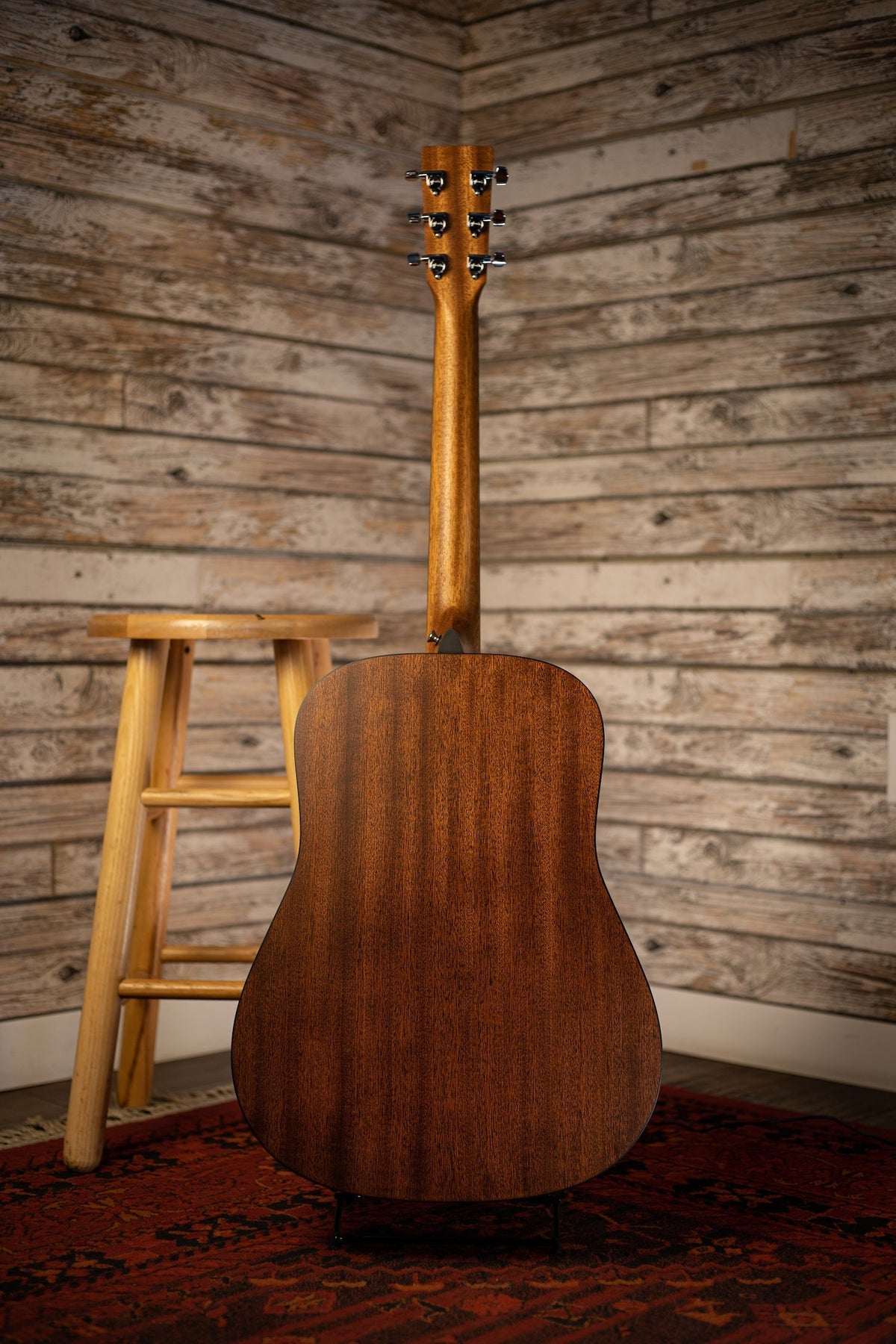 Martin D-10E Satin Sitka Sapele Road Series Acoustic-Electric Guitar - Natural