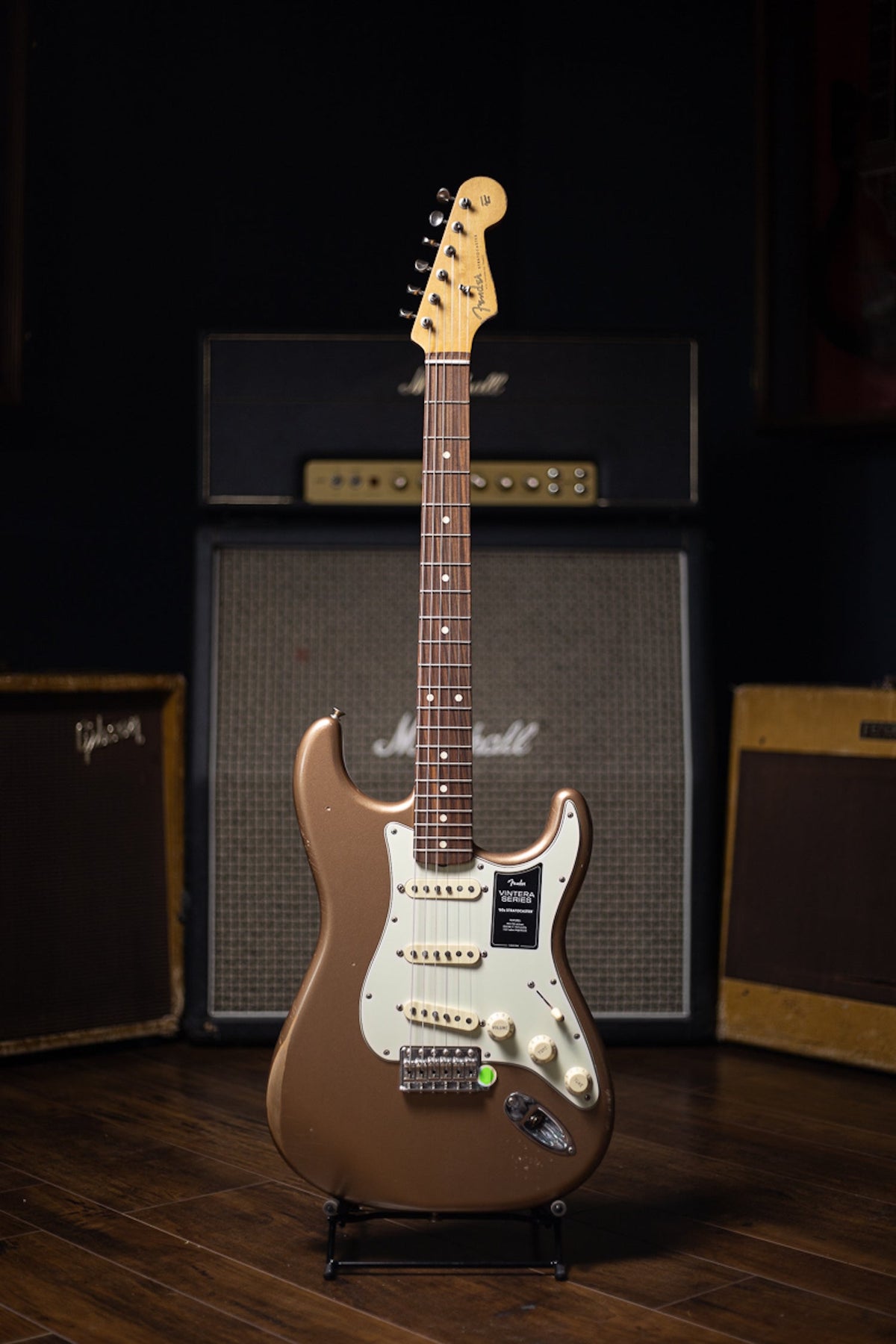 Fender Vintera '60s Road Worn Stratocaster Electric Guitar - Firemist Gold